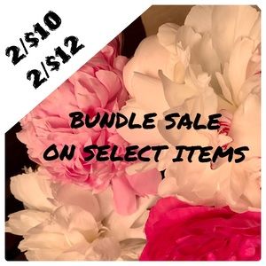 2/$10 or 2/$12 ON SELECT ITEMS!